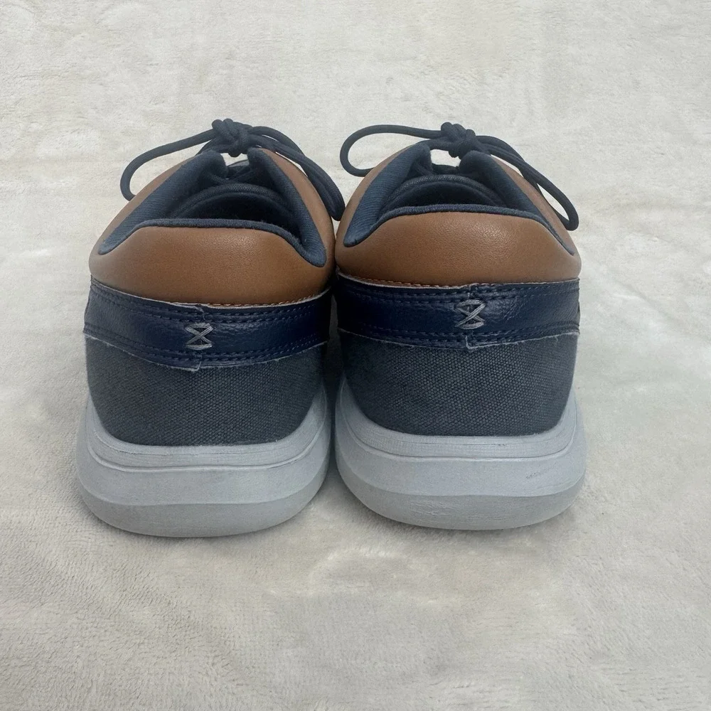 Crocs Kinsale Canvas Lace Up Casual Navy Gray Mens 9
